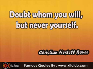 15 Most Famous Quotes By Christian Nestell Bovee