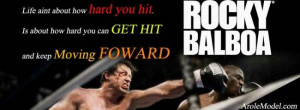 Wise worda of Rocky Balboa