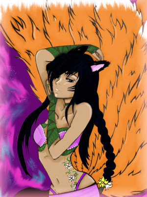 League Legends Ahri And Pizza