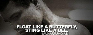 Muhammad ali boxer quotes and sayings butterfly bee