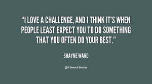 Quote I Love Challenges
