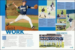Spreads, Baseball Title, Baseball Spreads, Design Yearbooks ...