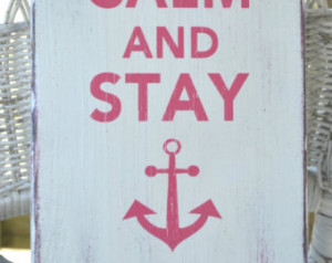 Anchor Decor Teen Girl Room Dorm Be ach Decor - Nautical - Beach Sign ...