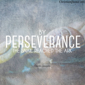 Charles Spurgeon Quote Perseverance