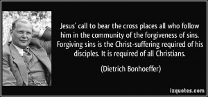 ... Christ-suffering required of his disciples. It is required of all