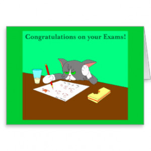Related Pictures exam congratulations card exam