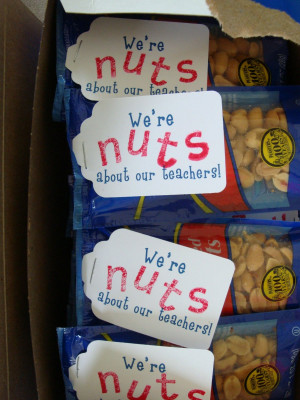 we're nuts about you candy gift