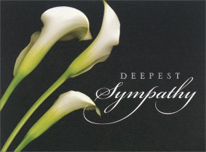 Deepest sympathy graphic