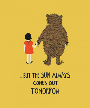 ... Bears Childhood Children Cute Drawing Typography Quote Sun - PicShip