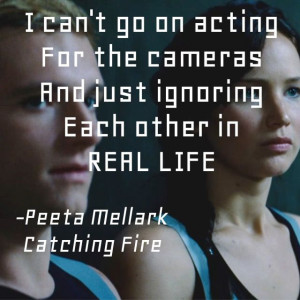 Hunger Games Catching Fire quote