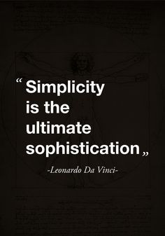 ... is the ultimate sophistication.