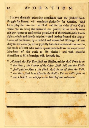 John Hancock's Boston Massacre Oration