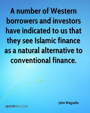 number of Western borrowers and investors have indicated to us that ...