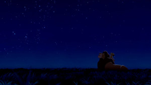 Aaaand cue the tears. Kings are going to guide Simba, and vicariously ...