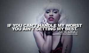nicki minaj quotes about love