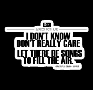 grateful dead lyric quotes