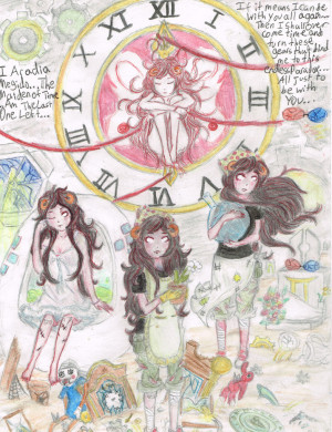 Homestuck: Aradia Megido-Last Survivor (colored) by elinfan