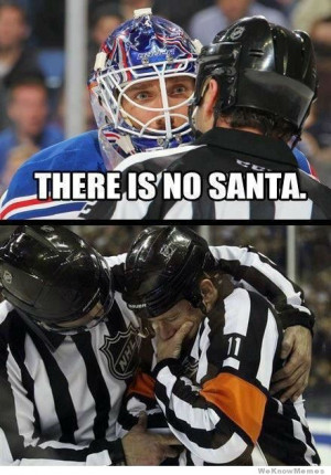 There is no Santa – How to make a hockey ref cry
