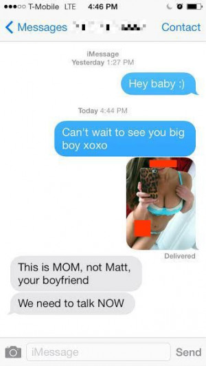 Texting gone horribly wrong Funny Pictures and Quotes