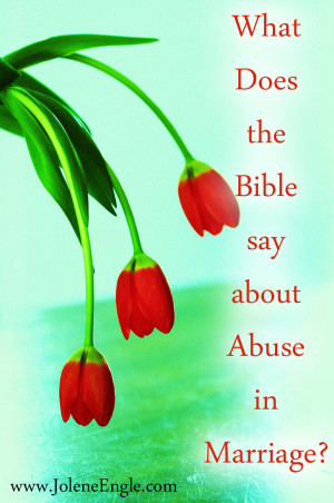 ... wives are receiving from the Church! Abuse is so contrary to Scripture