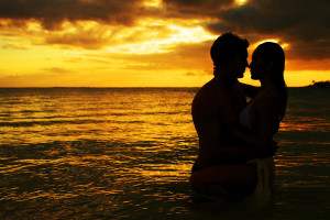 Sunset Couple Photograph
