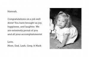 Custom 1/2 Page Sample