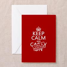 Keep Calm and Call A Realtor Greeting Cards (Pk of for