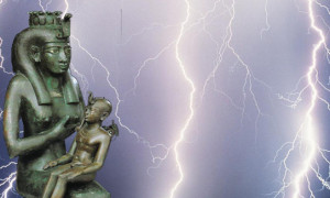 Great Isis, our benefactor, make rain on us your beneficent light!