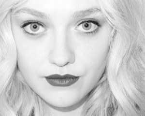 black and white, dakota fanning, dream, eyes, girl, hair, love, must ...