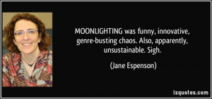 MOONLIGHTING was funny, innovative, genre-busting chaos. Also ...