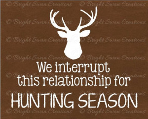 ... For HUNTING SEASON, home decor, mancave, print and display