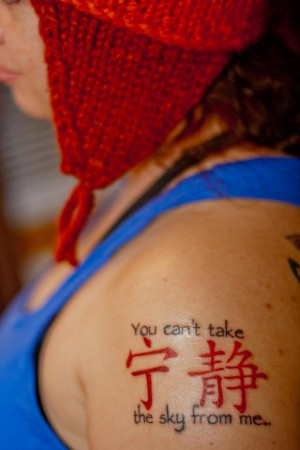 The great thing about Sarah Nelson’s Firefly tattoo is that even ...