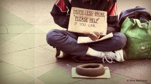 The number of homeless people in Australia has risen.