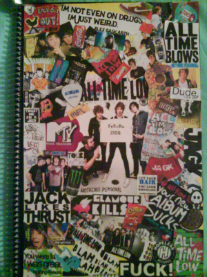 all time low collage..notebook by ferchu2108