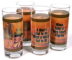 John Wayne 10 Ounce Glasses Set