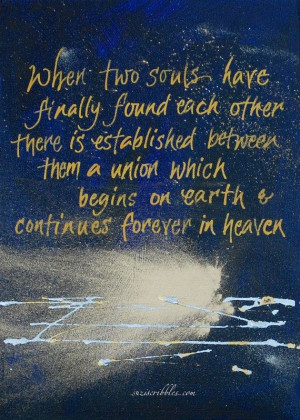 Victor Hugo quote When two souls finally meet by suziscribbles, £45 ...