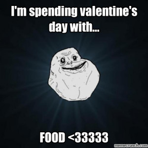 Food be my valentine #FA Feb 14 08:25 UTC 2012