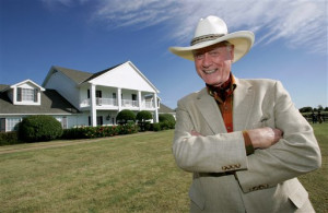 Larry Hagman at the Southfork Ranch