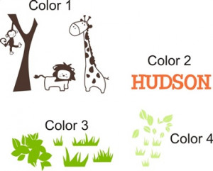 Jungle Tree Train Animals