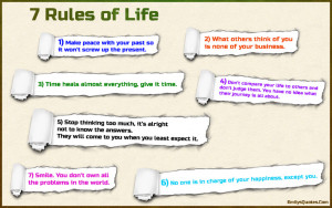 Rules of Life | Popular inspirational quotes at EmilysQuotes