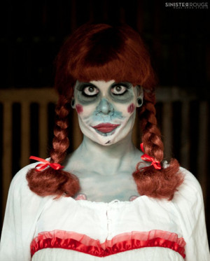 Annabelle Doll - The Conjuring inspired halloween #prosthetic #make-up ...