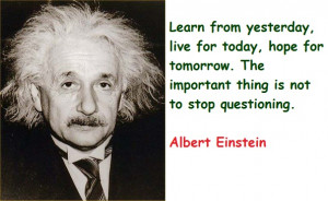 Weekly Word: Albert Einstein