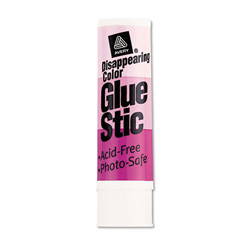 Avery Permanent Glue Stic, Disappearing Color, Purple Application, 0 ...