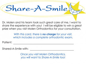 Please click here to download Share a Smile card.