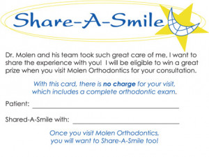 Please click here to download Share a Smile card.