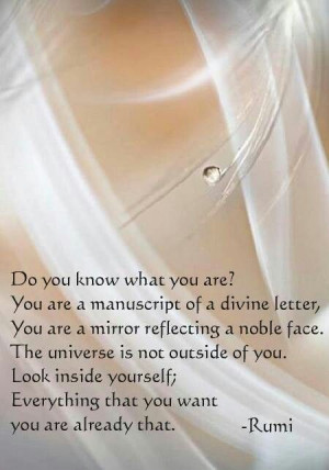You are an eternal love letter of the Divine ~ ♡ Rumi ♡
