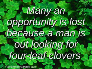 Quote About Life for St Patrick’s Day