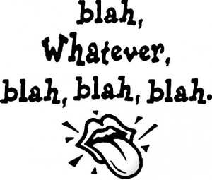 Talk to the hand #bla #whatever #funny