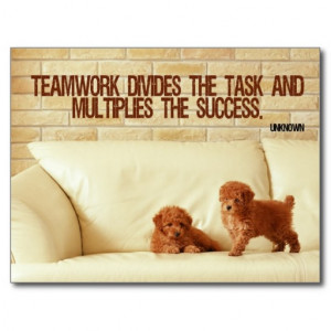 Motivational Quote Teamwork...