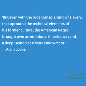 Quote of the Day: Alain Locke